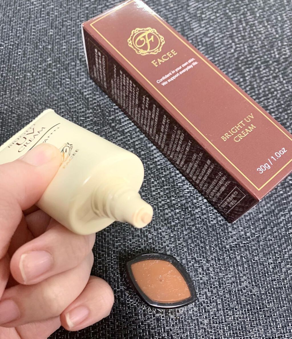 ブライトUVクリーム/Facee/日焼け止めクリームを使ったクチコミ(2枚目)
