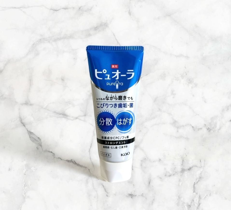 薬用ピュオーラ ハミガキ ストロングミント  115g/ピュオーラ/歯磨き粉を使ったクチコミ（1枚目）