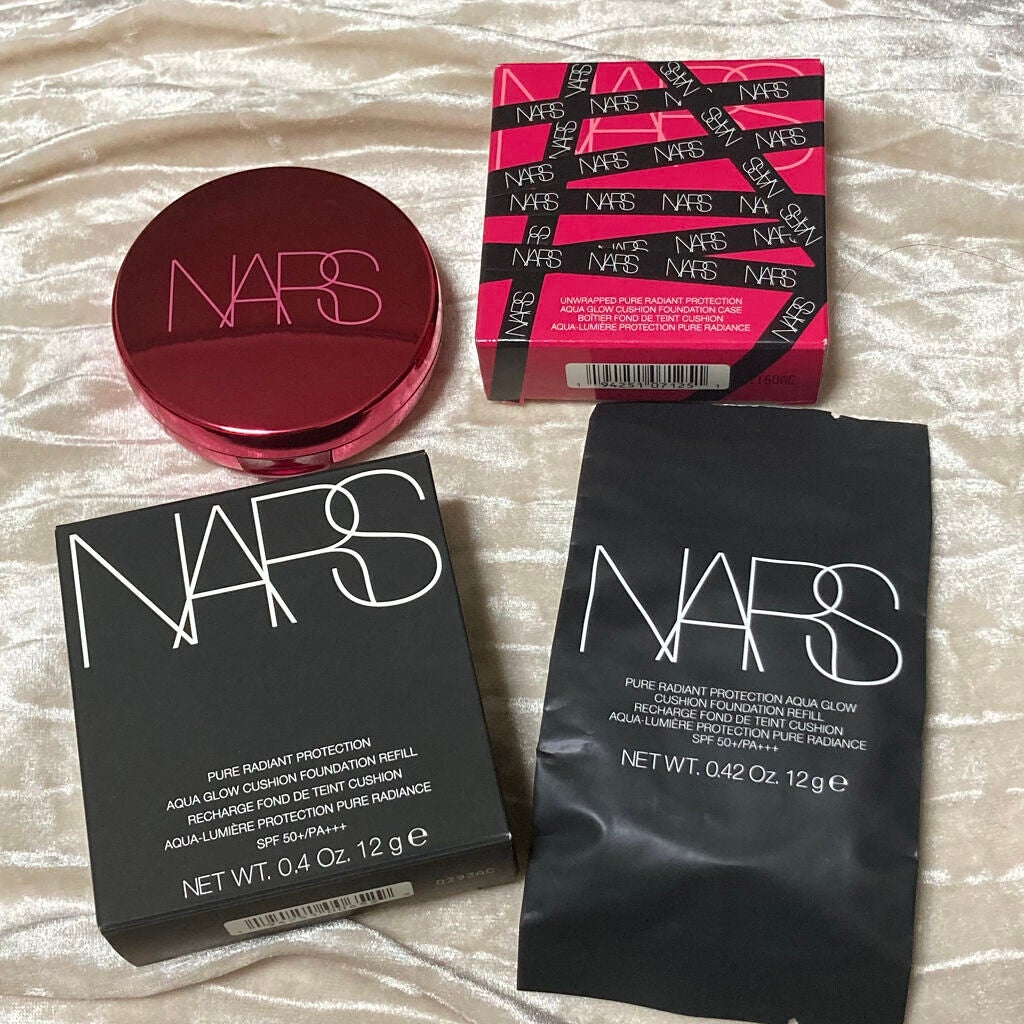 ピュアラディアントプロテクション アクアティックグロー クッションファンデーション SPF50+/PA+++/NARS/クッションファンデーションを使ったクチコミ(1枚目)