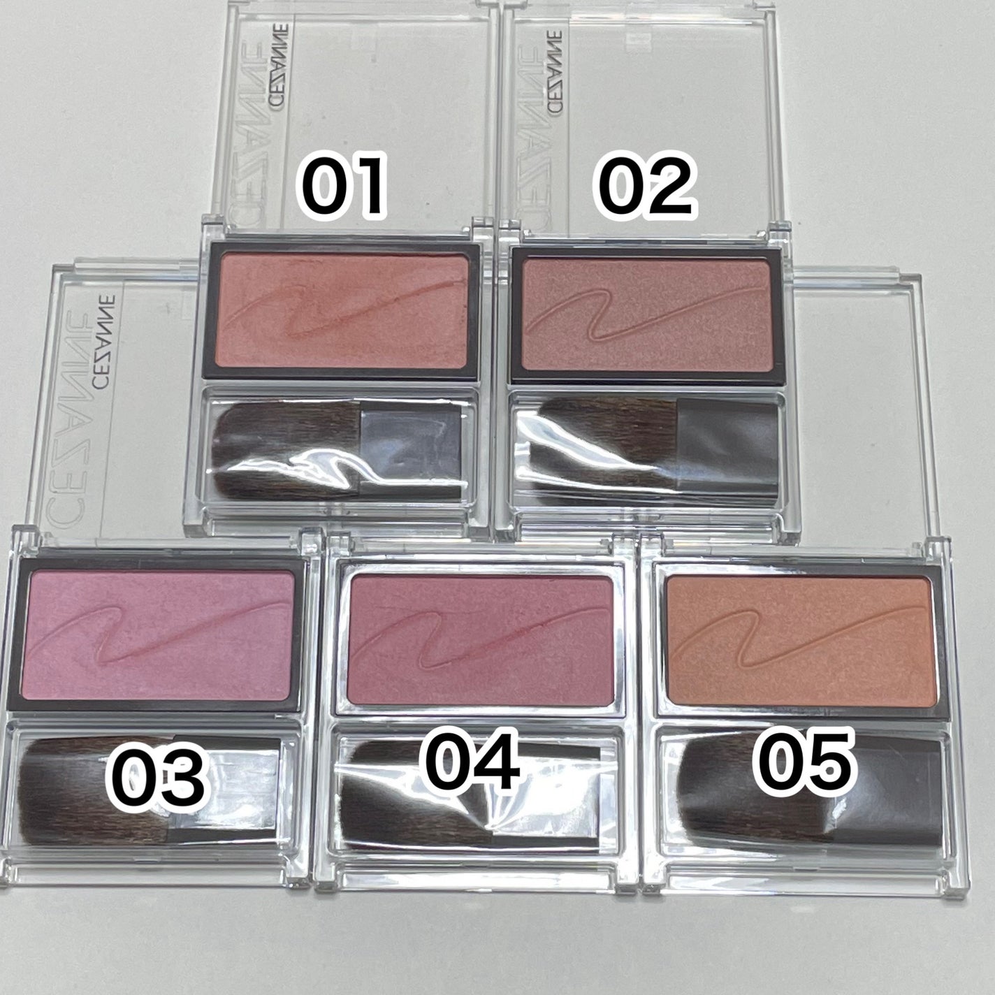 チークブラッシュ/CEZANNE/パウダーチークを使ったクチコミ(3枚目)