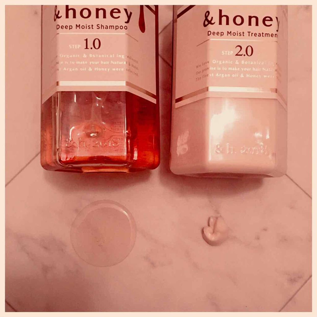 ディープモイスト シャンプー1.0/ヘアトリートメント2.0/&honey/市販シャンプーを使ったクチコミ(2枚目)