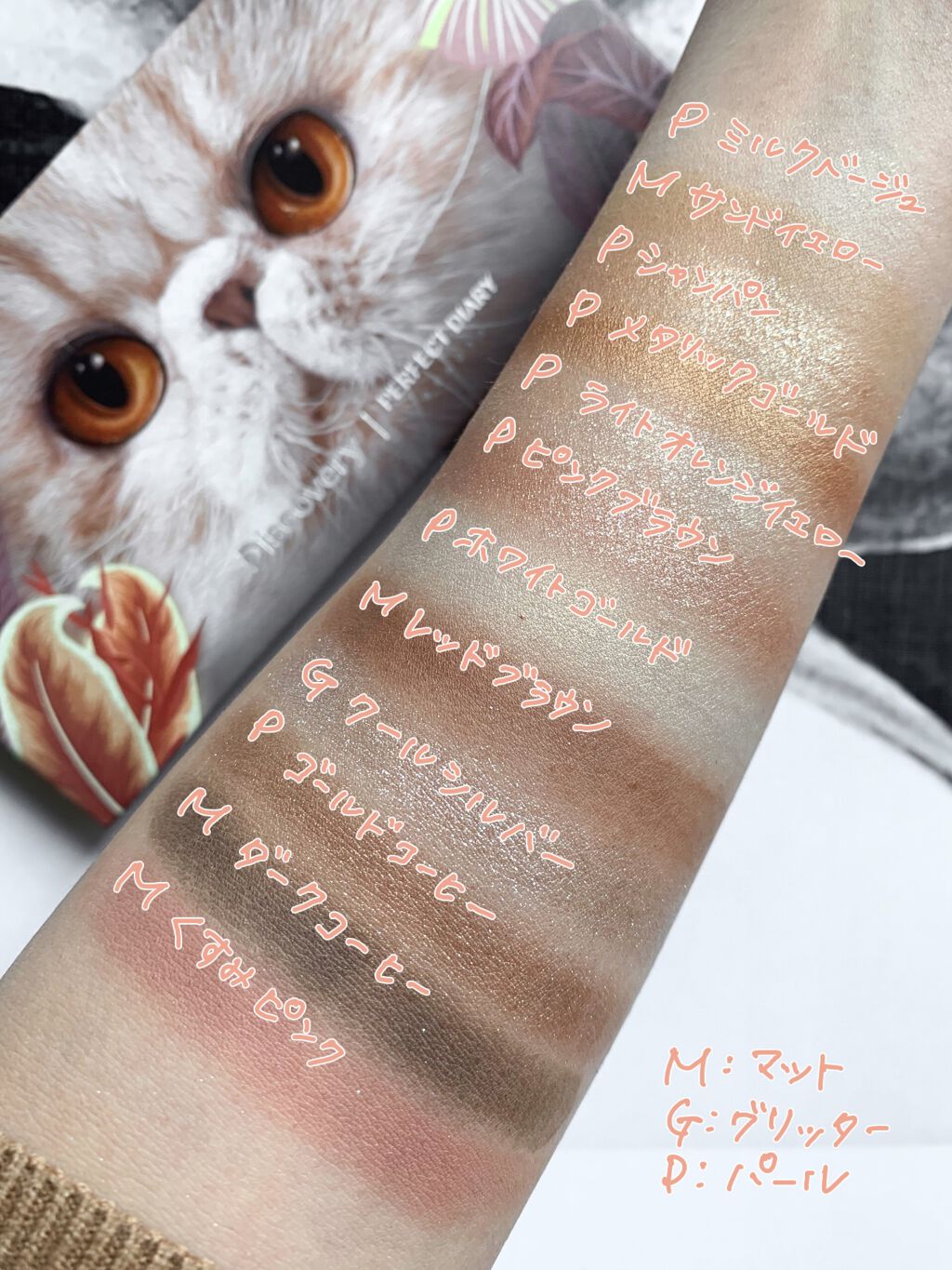 エクスプローラ12色 動物アイシャドウパレット/PERFECT DIARY/アイシャドウパレットを使ったクチコミ（2枚目）