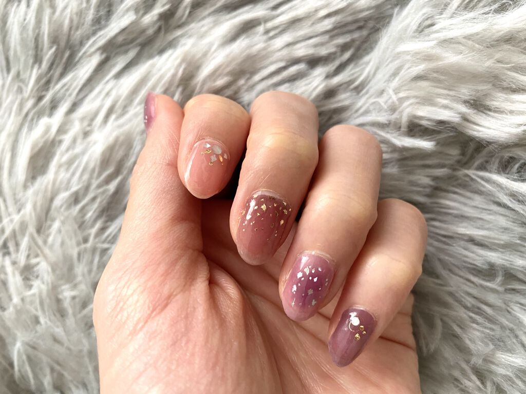 mc ジェルネイルシール/3COINS/ネイルシールを使ったクチコミ（2枚目）