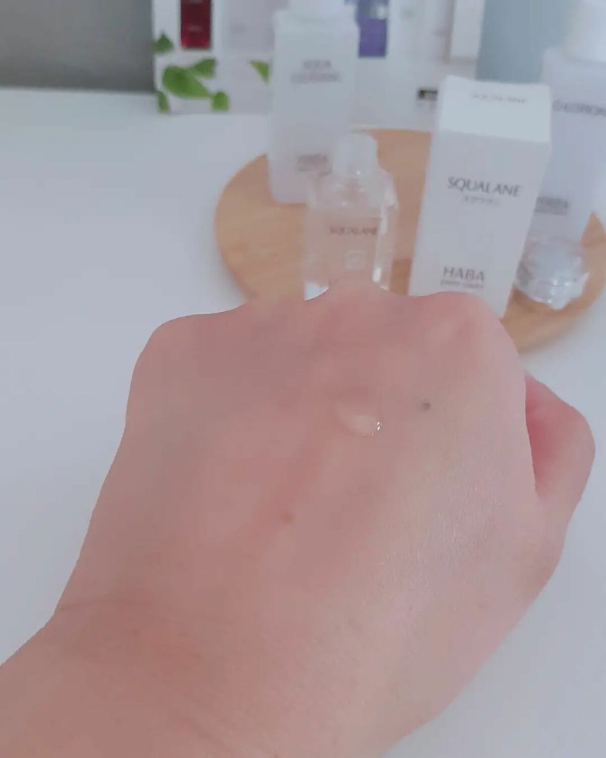 高品位「スクワラン」/HABA/フェイスオイルを使ったクチコミ(3枚目)