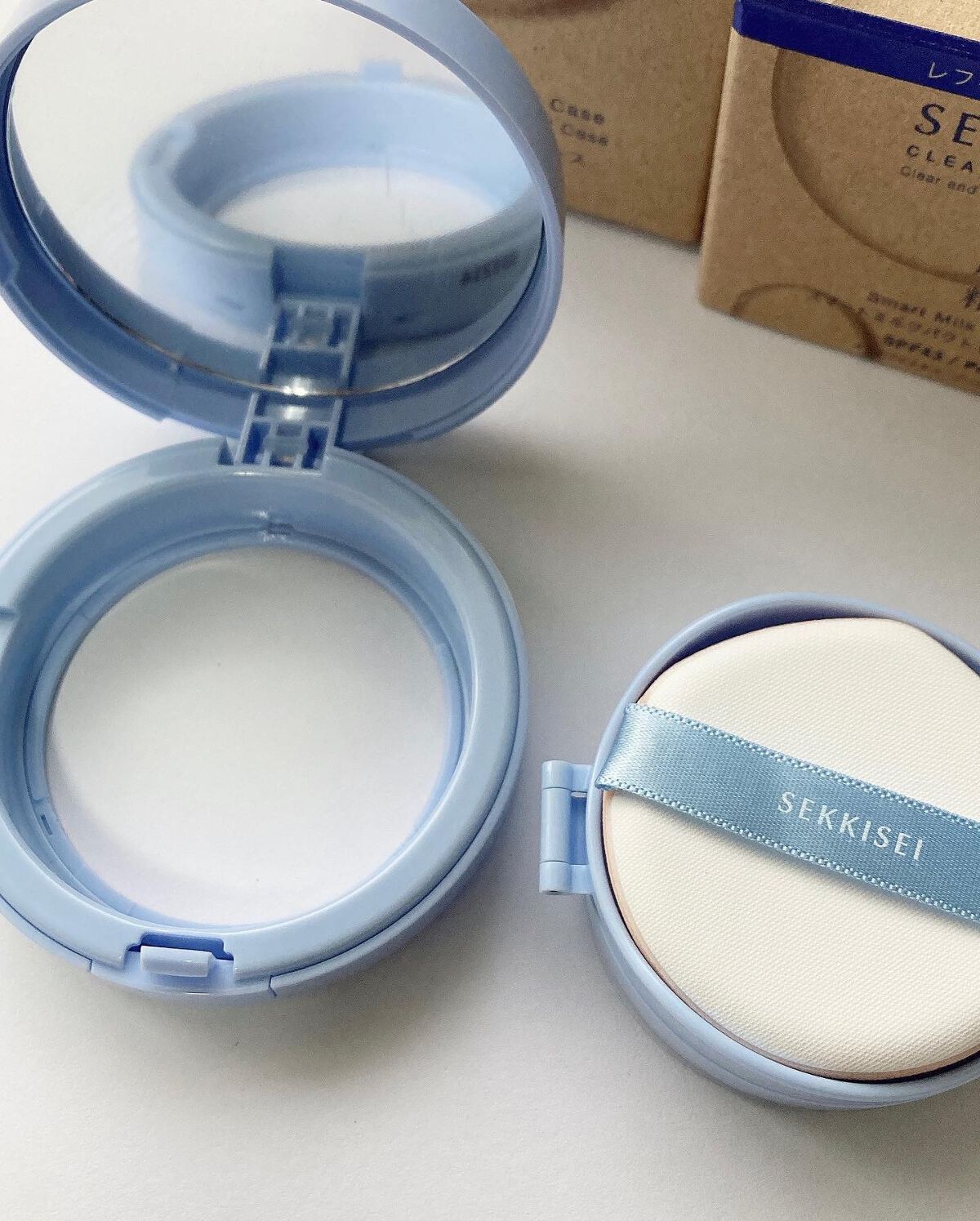 クリアウェルネス スマートミルクパクト /雪肌精/化粧下地を使ったクチコミ(2枚目)