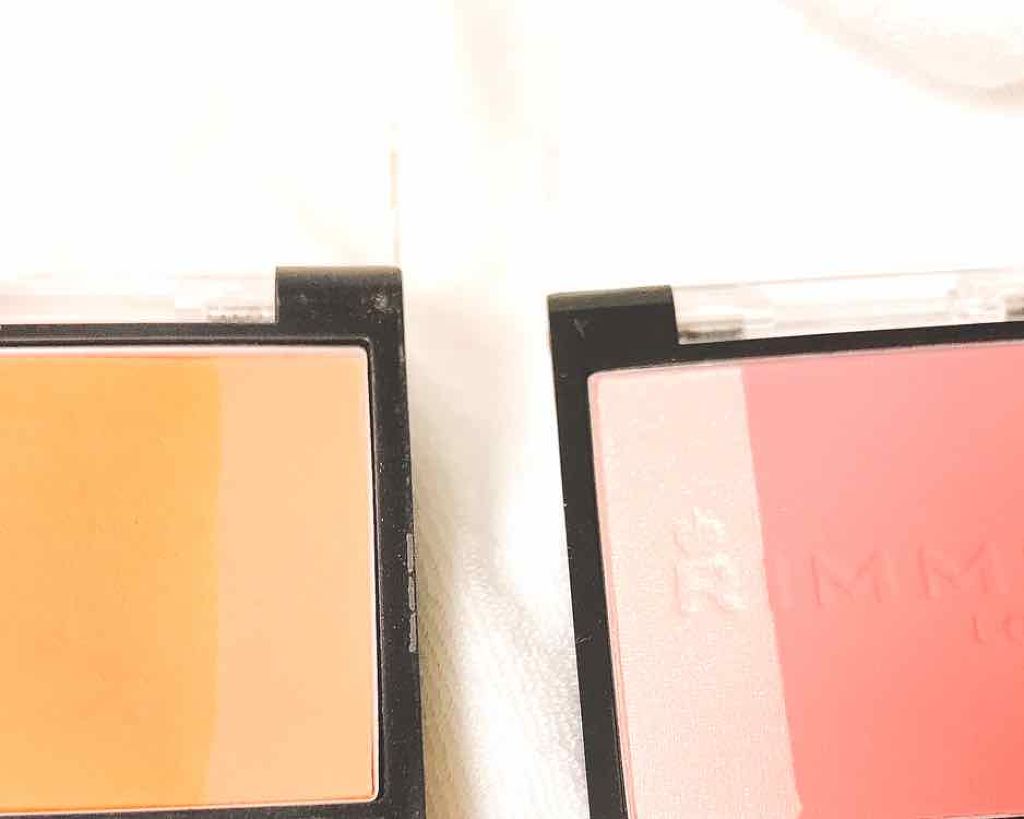 スリーインワン モデリングフェイスブラッシュ/リンメル ロンドン/パウダーチークを使ったクチコミ（2枚目）