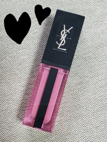 ルージュ ピュールクチュール ヴェルニ ウォーターステイン 606 ローズウッド フロウ/YVES SAINT LAURENT BEAUTE/口紅を使ったクチコミ（1枚目）