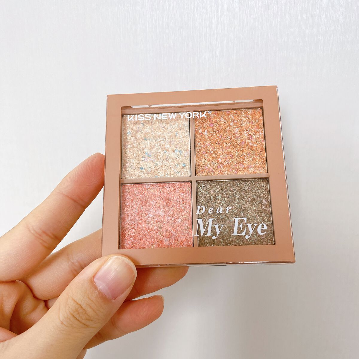 ディア マイ アイ DME01J/KISS NEW YORK/アイシャドウパレットを使ったクチコミ（1枚目）