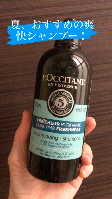 ファイブハーブス ピュアフレッシュネス シャンプー/コンディショナー/L'OCCITANE/市販シャンプーを使ったクチコミ(1枚目)