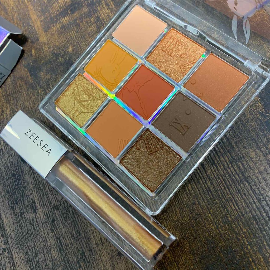 クォーツ 9色アイシャドウパレット(ドリームランドアイシャドウ)/ZEESEA/アイシャドウパレットを使ったクチコミ（3枚目）