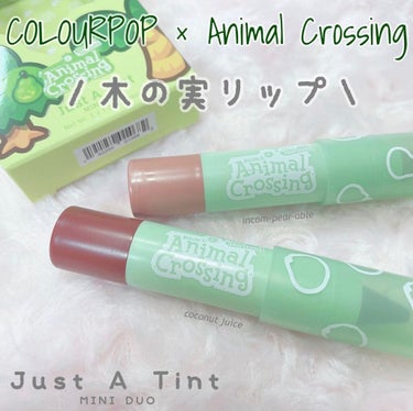 Just A Tint-Mini Duo/ColourPop/口紅を使ったクチコミ（1枚目）