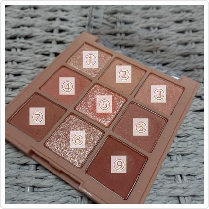 シャドウパレット/dasique/アイシャドウパレットを使ったクチコミ(2枚目)