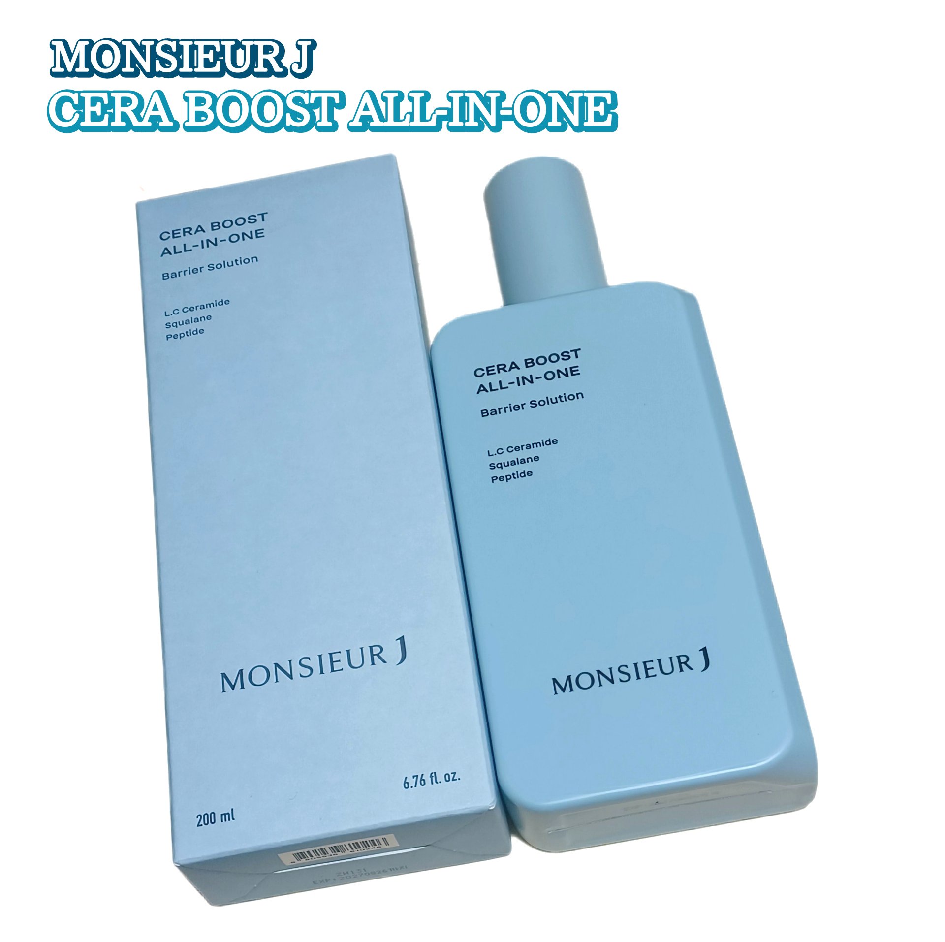 CERA BOOST ALL-IN-ONE/MONSIEUR J/オールインワン化粧品を使ったクチコミ（1枚目）