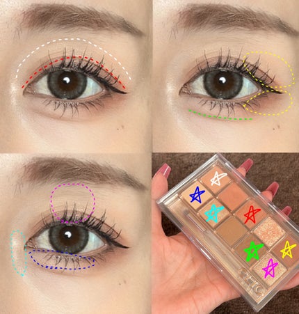 プロ アイ パレット/CLIO/アイシャドウパレットを使ったクチコミ(4枚目)