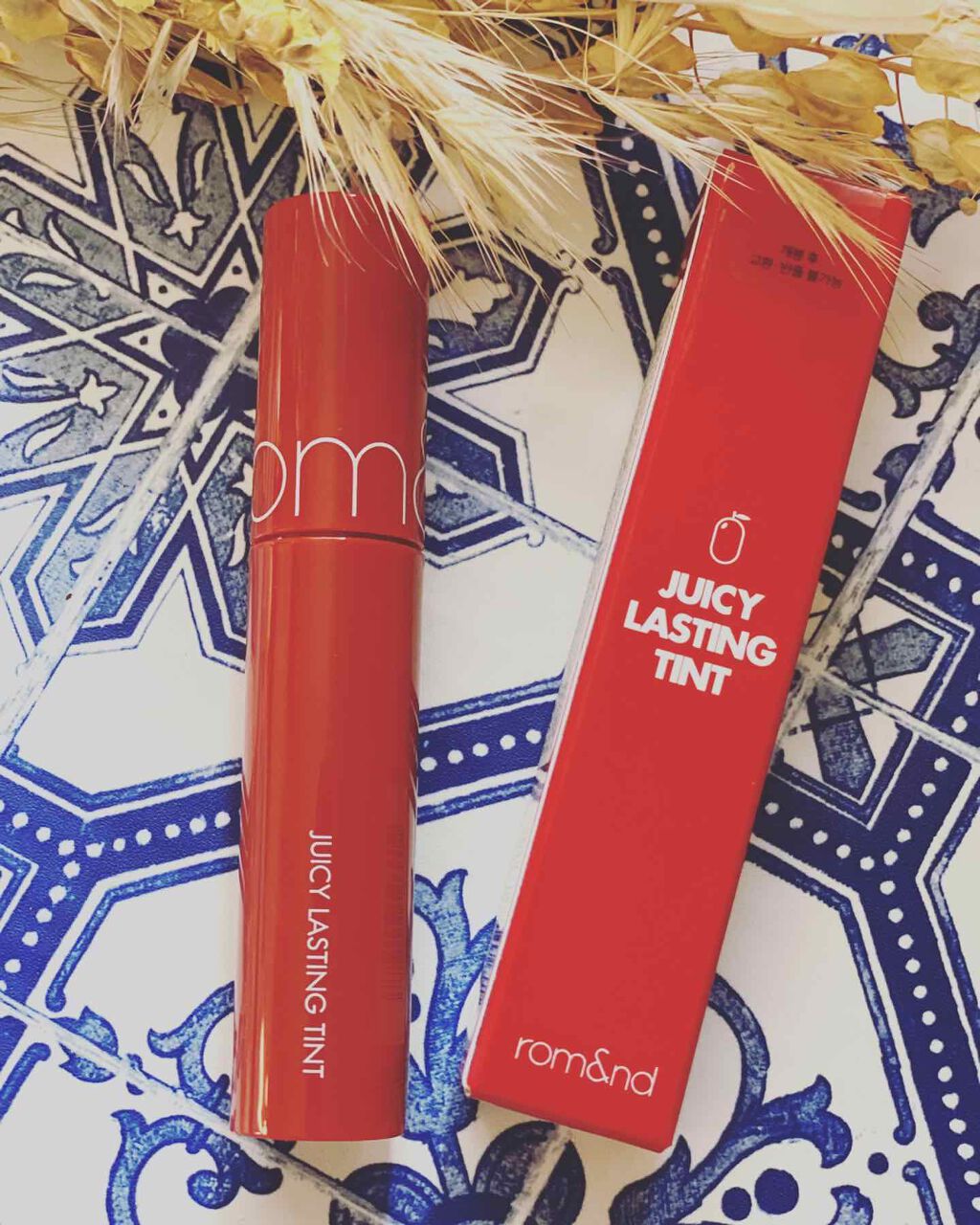 ジューシーラスティングティント/rom&nd/リップティントを使ったクチコミ（1枚目）