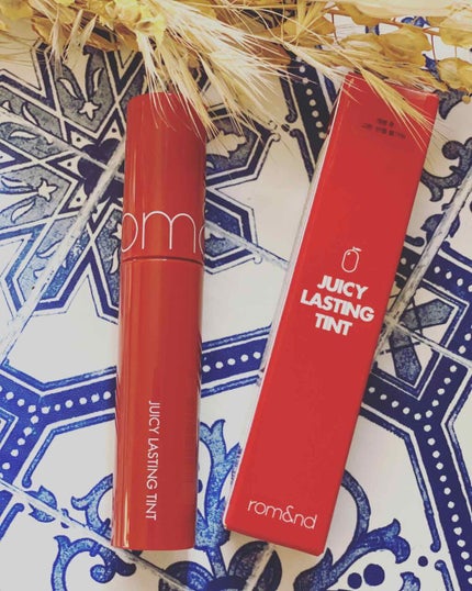ジューシーラスティングティント/rom&nd/リップティントを使ったクチコミ(1枚目)