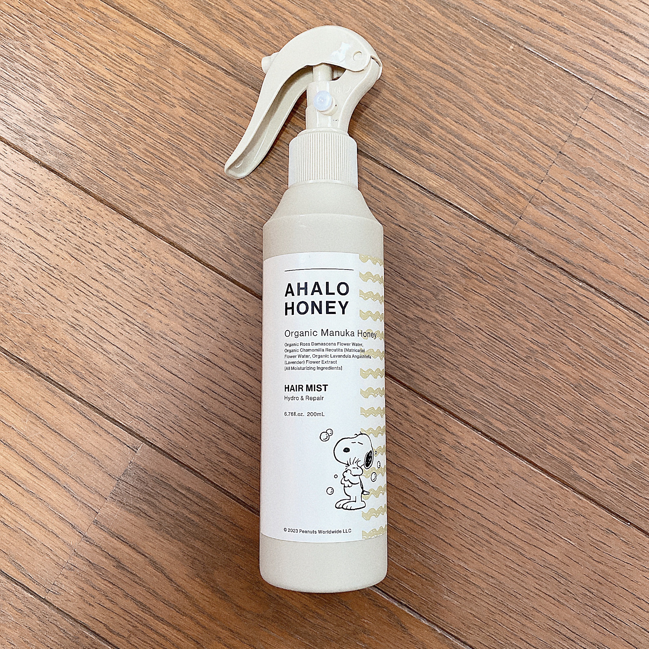 ハイドロ＆リペア ジェントル ヘアミスト スヌーピー 200ml/AHALO HONEY/プレスタイリング・寝ぐせ直しを使ったクチコミ（1枚目）