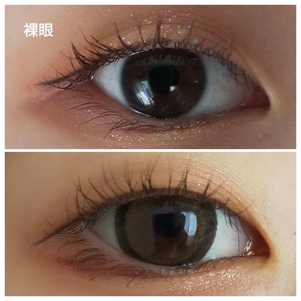 Honey kiss 1day ちゅるんブラウン/HoneyKiss/ワンデー（１DAY）カラコンを使ったクチコミ（3枚目）