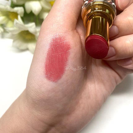 ルージュ ヴォリュプテ シャイン/YVES SAINT LAURENT BEAUTE/口紅を使ったクチコミ(3枚目)