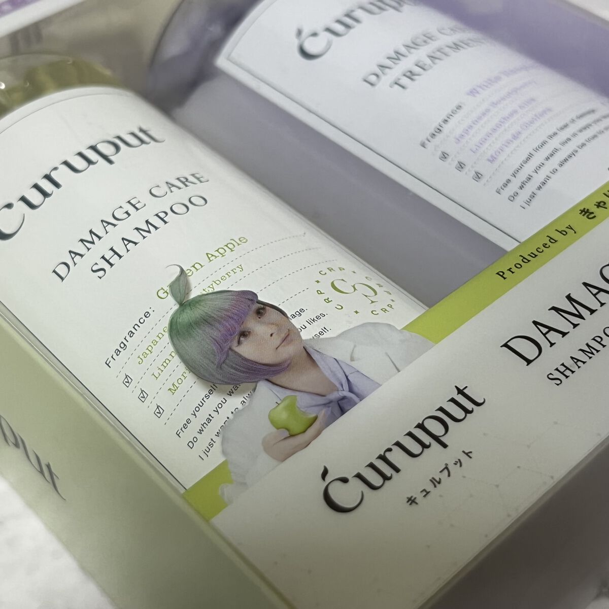 curuput ディープダメージケアセットのクチコミ「✔ curuput   ディープダメージケアセット


きゃりーぱみゅぱみゅさんプロデュースの.....」（2枚目）