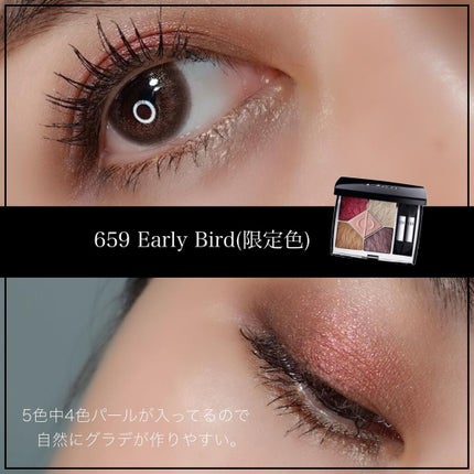 サンク クルール クチュール<バーズ オブ ア フェザー>/Dior/アイシャドウパレットを使ったクチコミ(3枚目)