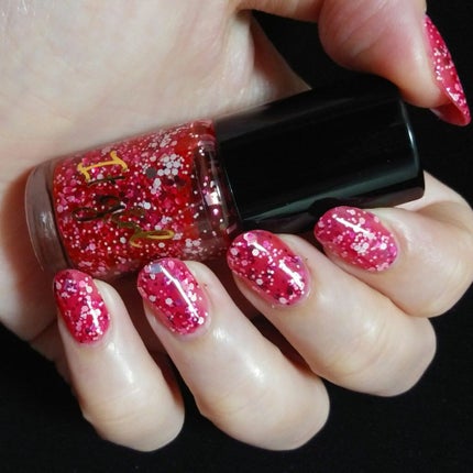 ITGグリッターネイル/DAISO/マニキュアを使ったクチコミ(7枚目)