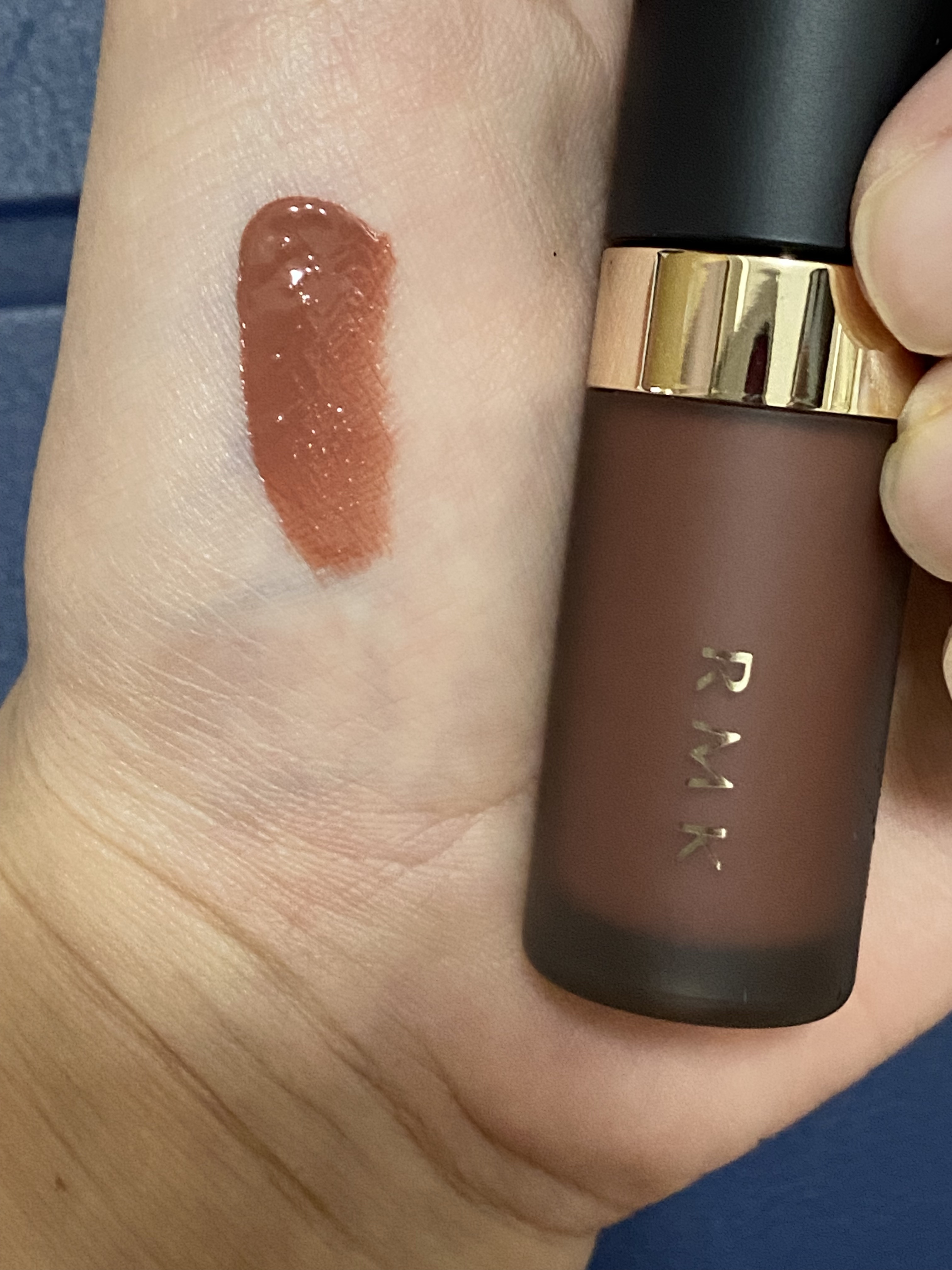 RMK リクイド リップカラー EX-05 メロウ マホガニー（数量限定）/RMK/口紅を使ったクチコミ（1枚目）