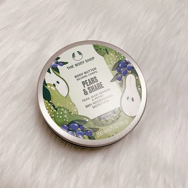 THE BODY SHOP ボディバター PEのクチコミ「THE BODY SHOP ボディバター PE

2023年ホリデー限定の洋ナシの香り🍐‪𓈒𓏸.....」（1枚目）