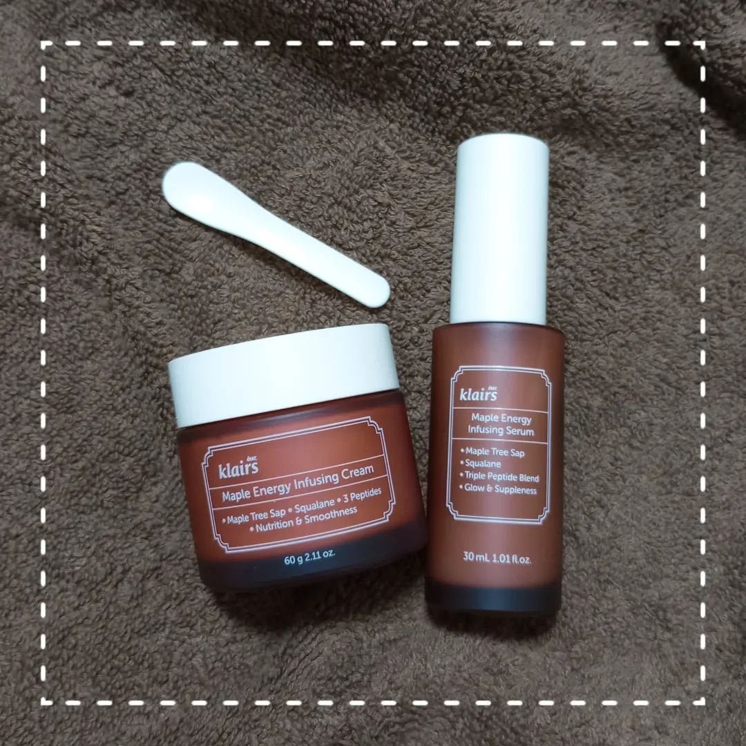 メープルエナジーインフュージングクリーム/Klairs/フェイスクリームを使ったクチコミ(3枚目)