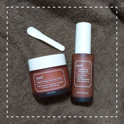 メープルエナジーインフュージングクリーム/Klairs/フェイスクリームを使ったクチコミ(3枚目)