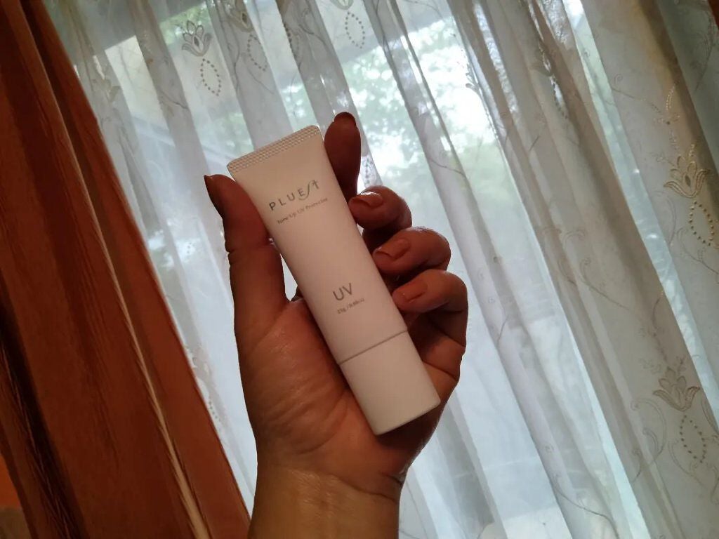 トーンアップUVプロテクター/PLUEST/日焼け止めクリームを使ったクチコミ(1枚目)