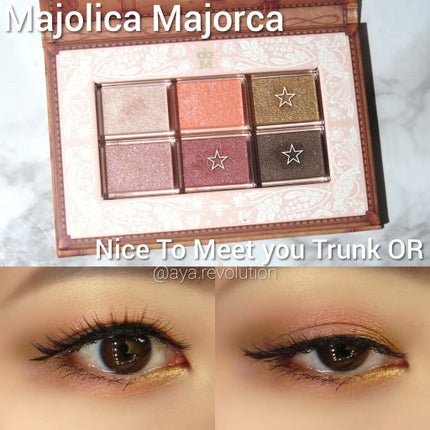ナイストゥミーチュートランク/MAJOLICA MAJORCA/アイシャドウパレットを使ったクチコミ(1枚目)