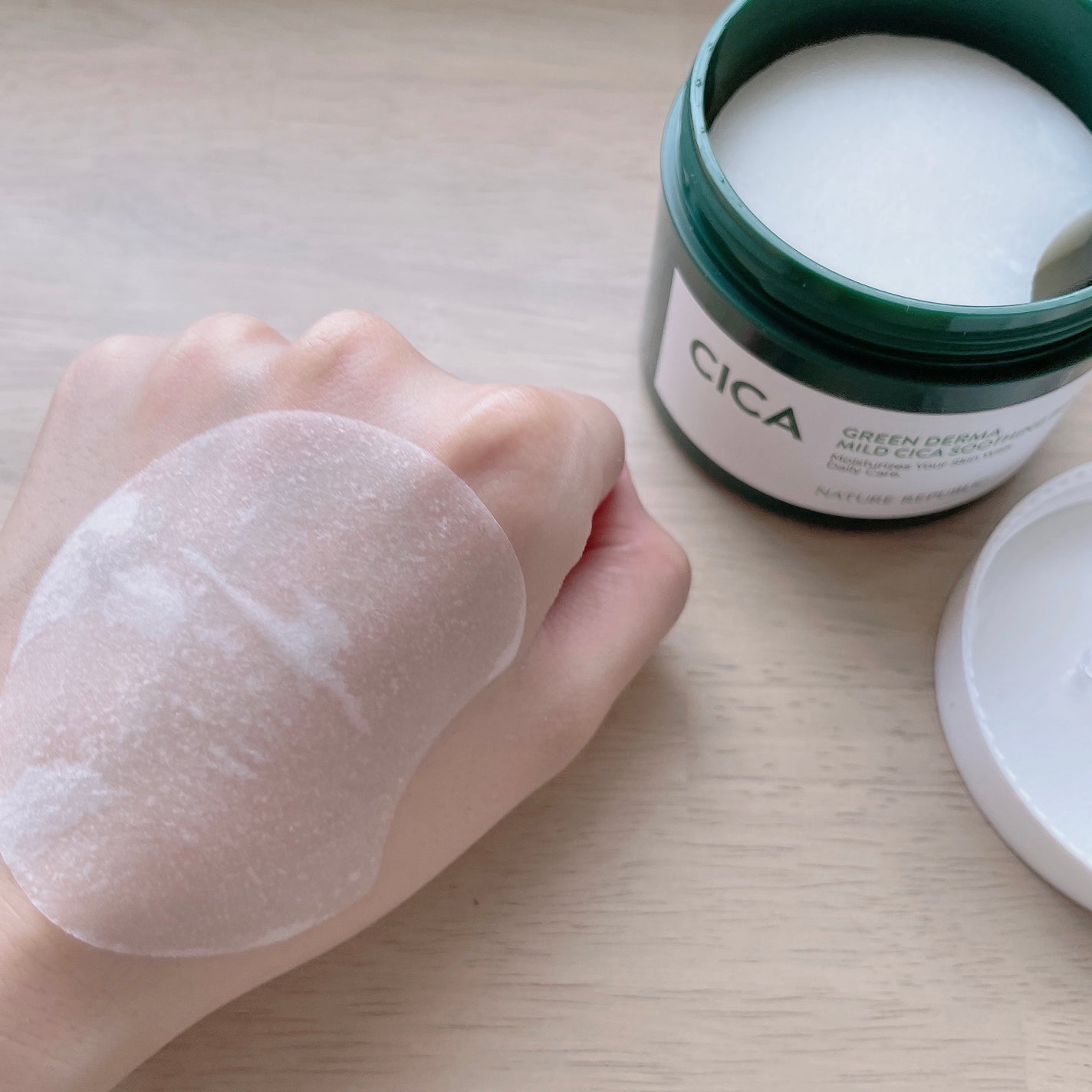 グリーンダーマCICAエッセンシャルパッド/ネイチャーリパブリック/トナーパッドを使ったクチコミ(4枚目)