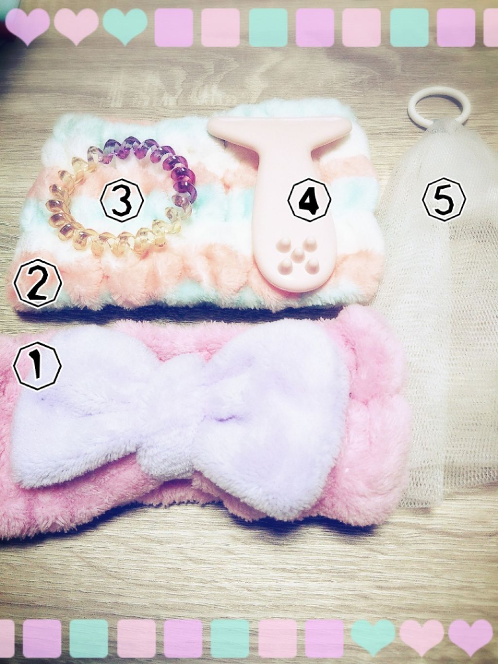 ふわふわヘアターバン/DAISO/ヘアアクセサリーを使ったクチコミ（2枚目）