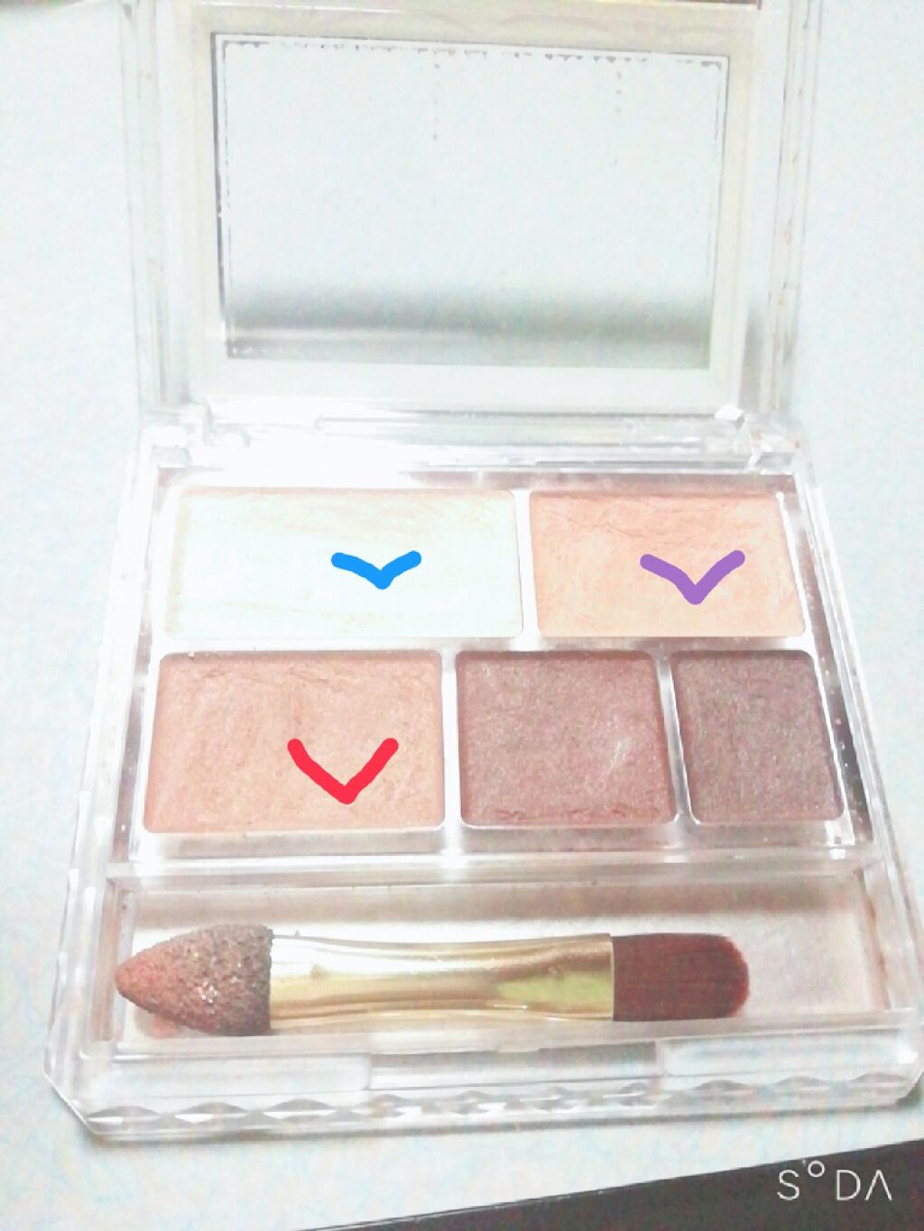 パーフェクトマルチアイズ/キャンメイク/アイシャドウパレットを使ったクチコミ（2枚目）