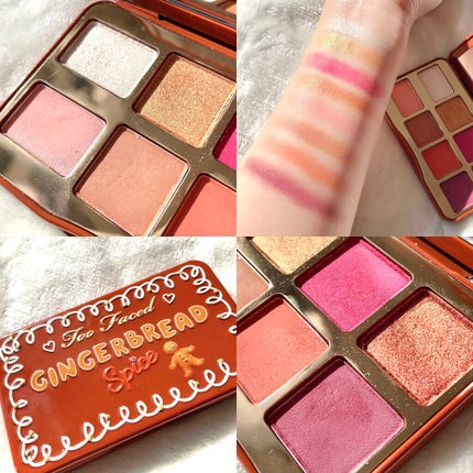 ジンジャーブレッド スパイス ミニ アイシャドウ パレット/Too Faced/アイシャドウパレットを使ったクチコミ(3枚目)