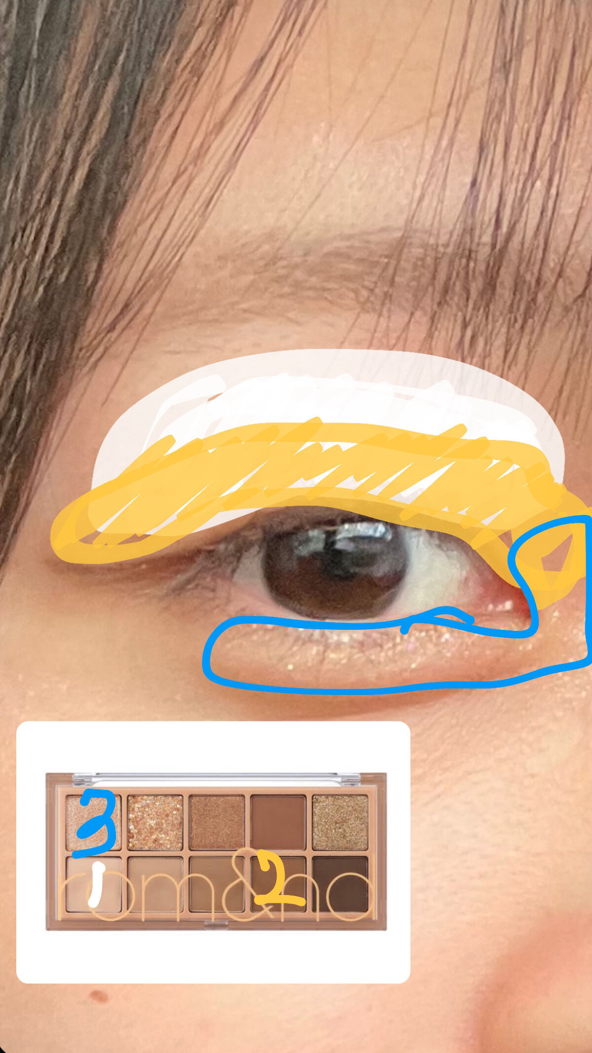 ケイト デザイニングアイブロウ3D/KATE/パウダーアイブロウを使ったクチコミ（3枚目）