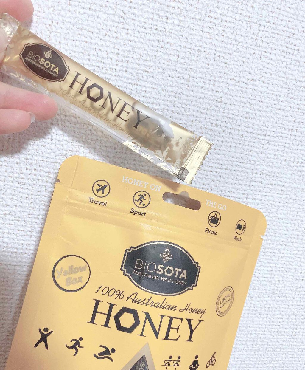 miii▶︎コスメヲタクの本音投稿✏︎ on LIPS 「オーストラリアで買った蜂蜜🇦🇺🍯小包装になってるから持ち運び便..」(2枚目)