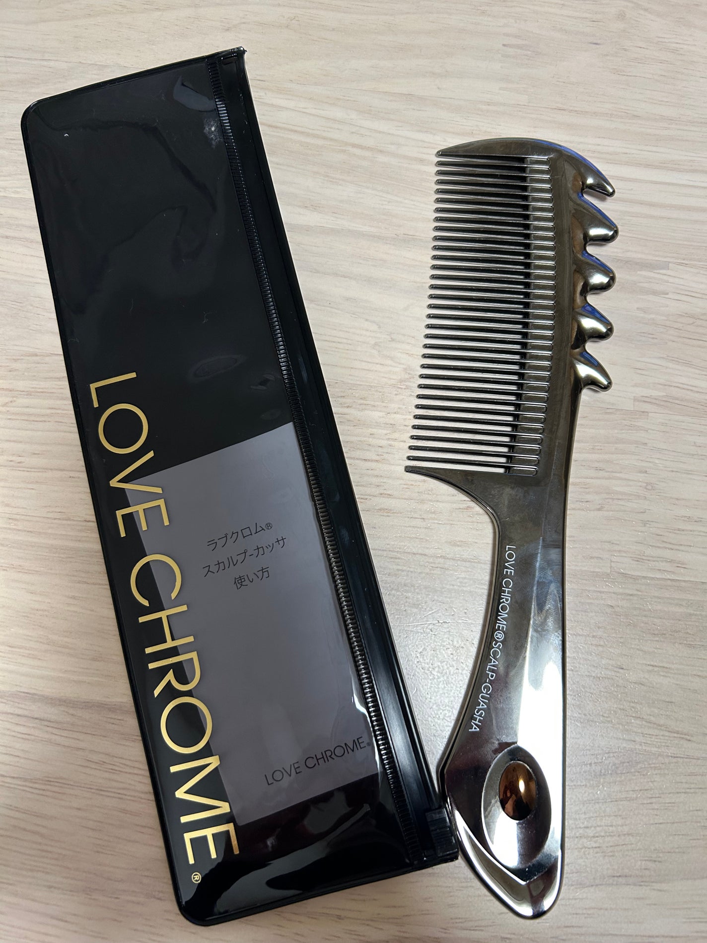 ヘアブラシ・コーム LoveChrome B3 カッサモデル ディープブラック|LOVECHROMEの口コミ - LOVE