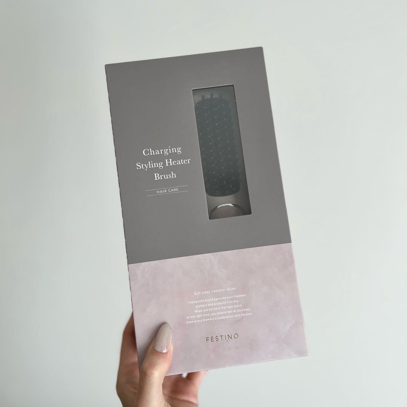 充電式 スタイリング ヒーターブラシ/FESTINO/ヒートブラシを使ったクチコミ(7枚目)