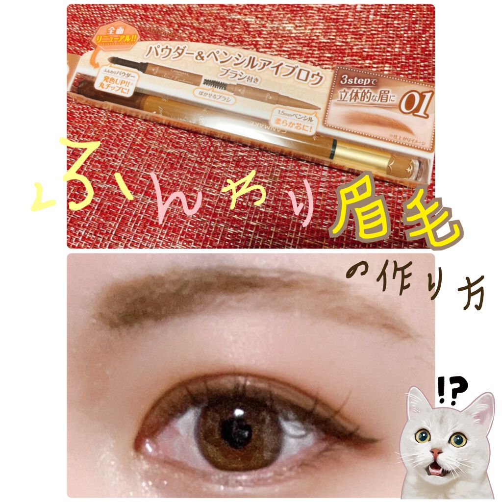 3in1アイブロウ/キャンメイク/アイブロウペンシルを使ったクチコミ(1枚目)