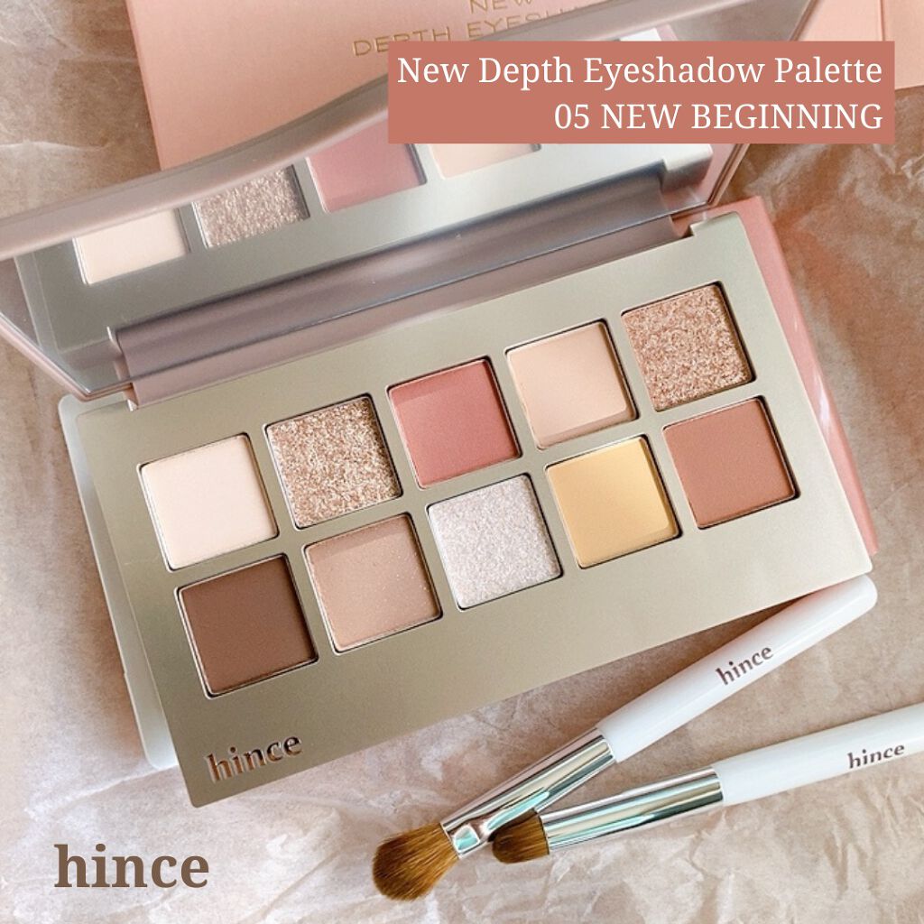 ニューデップスアイシャドウパレット/hince/アイシャドウパレットを使ったクチコミ(1枚目)