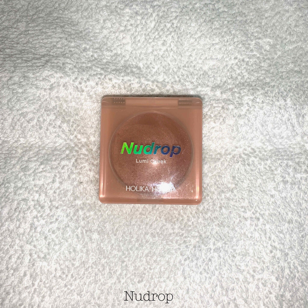ヌードロップ ルミチーク/HOLIKA HOLIKA/ジェル・クリームチークを使ったクチコミ（1枚目）