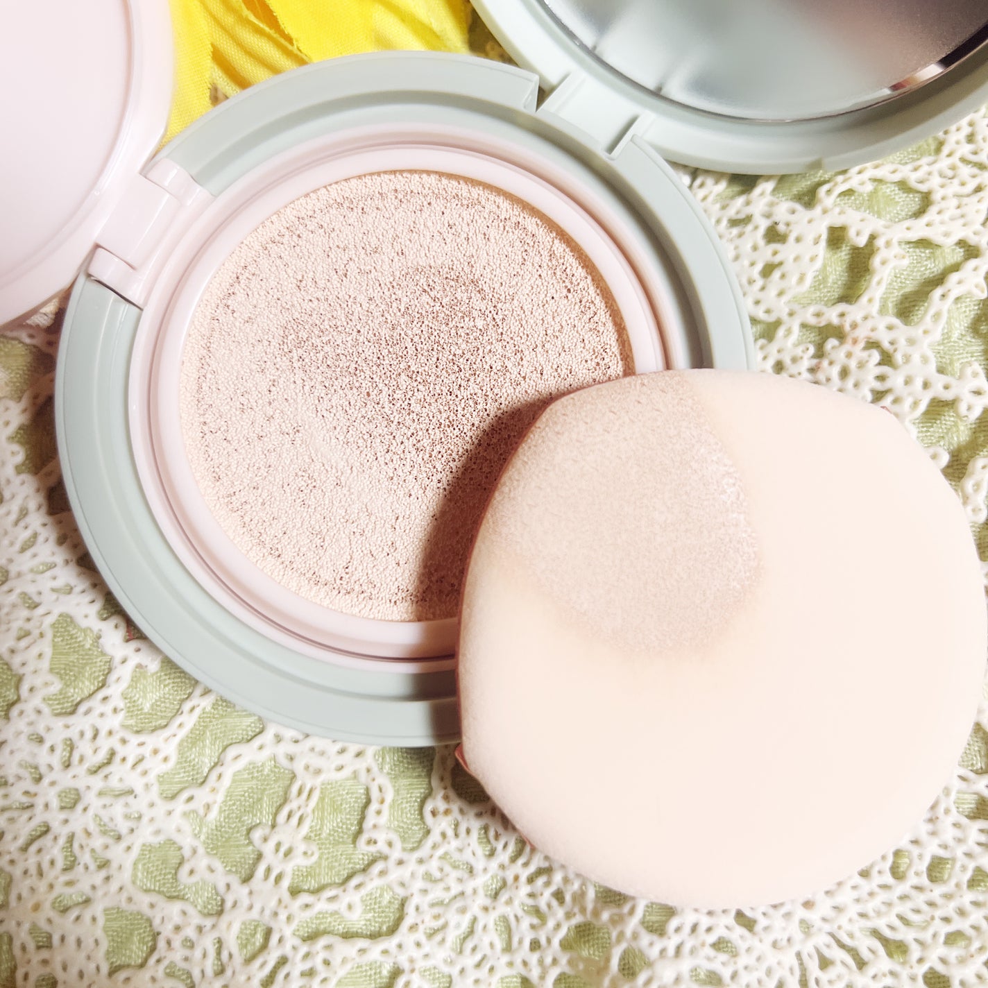 ジヴェルニー 密着カバークッション/GIVERNY/クッションファンデーションを使ったクチコミ(2枚目)