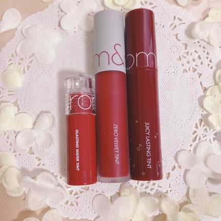 グラスティングウォーターティント/rom&nd/リップティントを使ったクチコミ(5枚目)