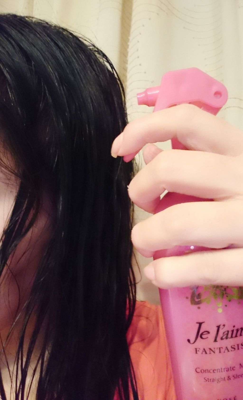 ファンタジスト コンセントレートミスト（さらさらストレート）/Je l'aime/ヘアミストを使ったクチコミ（2枚目）