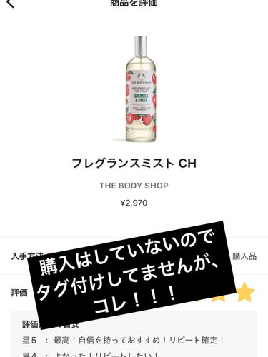 THE BODY SHOP ハンドバーム CHのクチコミ「THE BODY SHOP　ハンドバーム CH
.
.
.
コレさ、ホリデーの前くらいに店舗で.....」（3枚目）