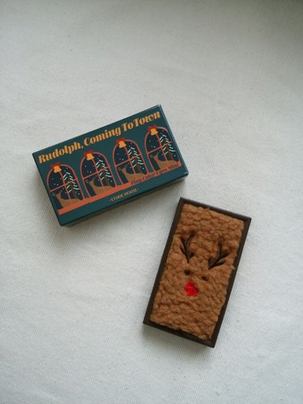 ETUDE ルドルフ プレイカラー アイシャドウミニ トナカイのクチコミ「#今日のメイク
クリスマスイブメイク。
とかいいながらクリスマスって感じのメイクではありま.....」(1枚目)