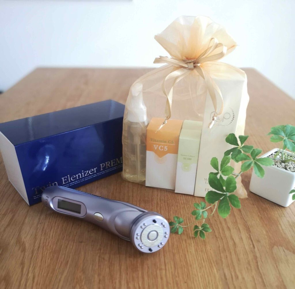 ツインエレナイザー プレミアム/EBiS化粧品/美顔器・マッサージを使ったクチコミ（1枚目）