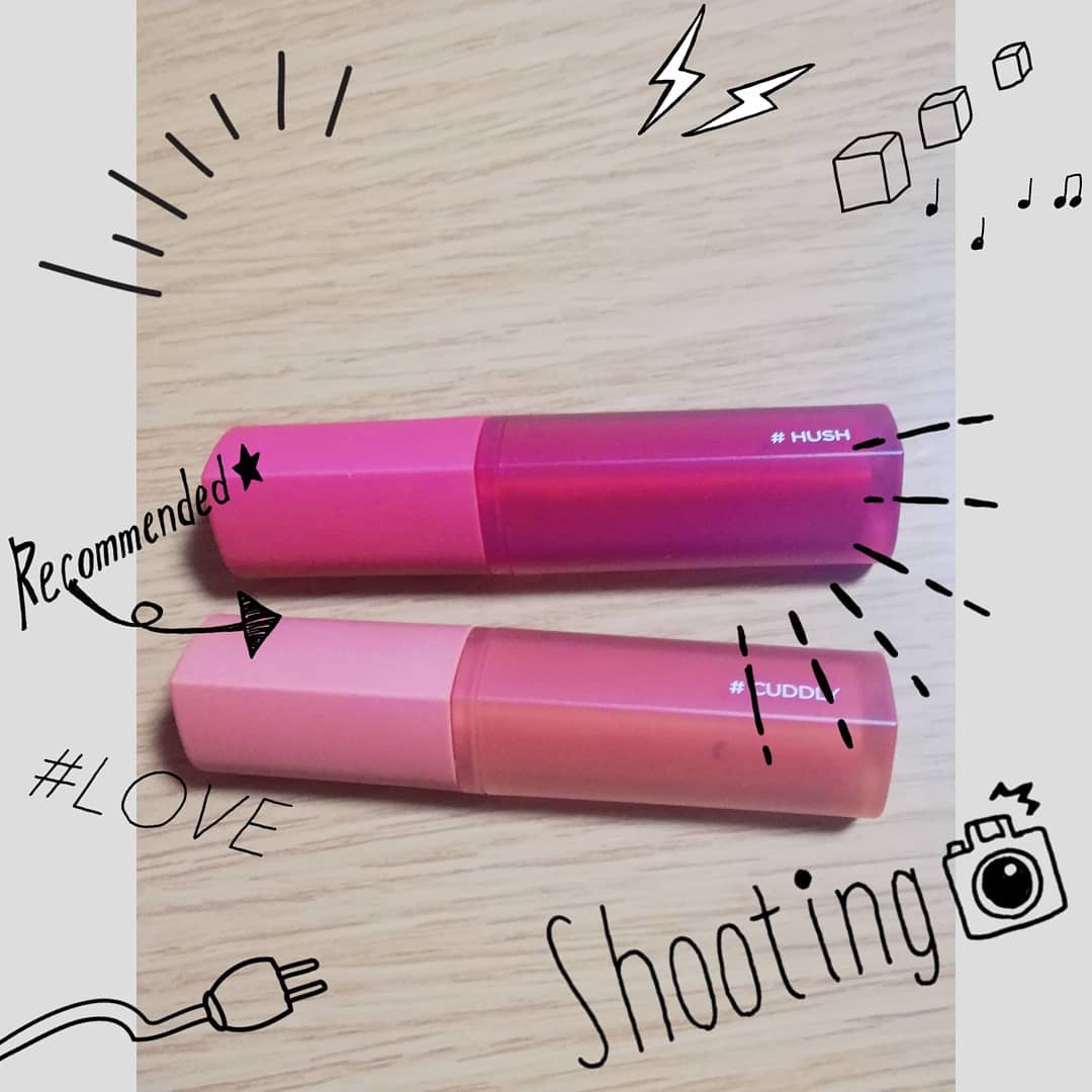 ホリカホリカ ハートクラッシュグローティントエアー 07 ハッシュ/HOLIKA HOLIKA/リップティントを使ったクチコミ（1枚目）